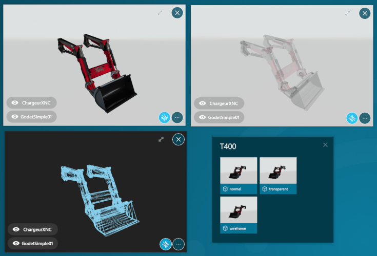 Modes de rendu des obj 3D