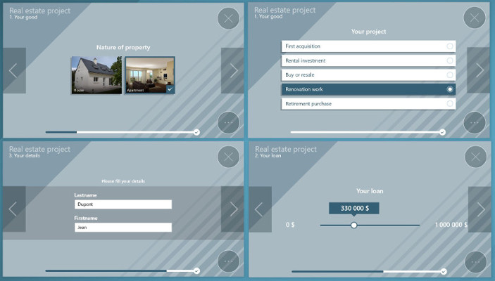 Quiz displayed within Compositeur Digital UX