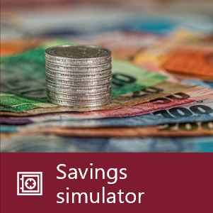 Aperçu du simulateur d'épargne
